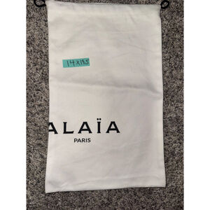 Women's Alaïa White Black One Size Dust Bag